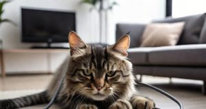 Come posso far smettere il mio gatto di mordere i cavi?