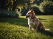 Gestione del prato con un cane